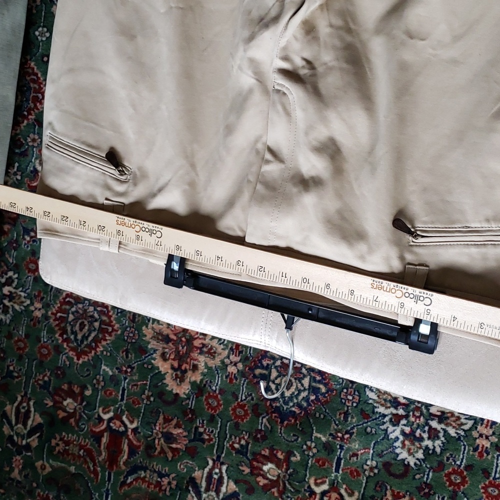 Talbot's heritage pants khaki tan size 24W. Heavy fabric. - Picture 3 of 13
